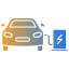 Power Charging Substation Icon